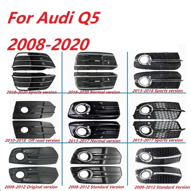 

Car Accessory Fog Light Cover Lamp Frame Grille Car Accessories For Audi Q5 2013 2014 2015 2016 2017 2018 2019 2020