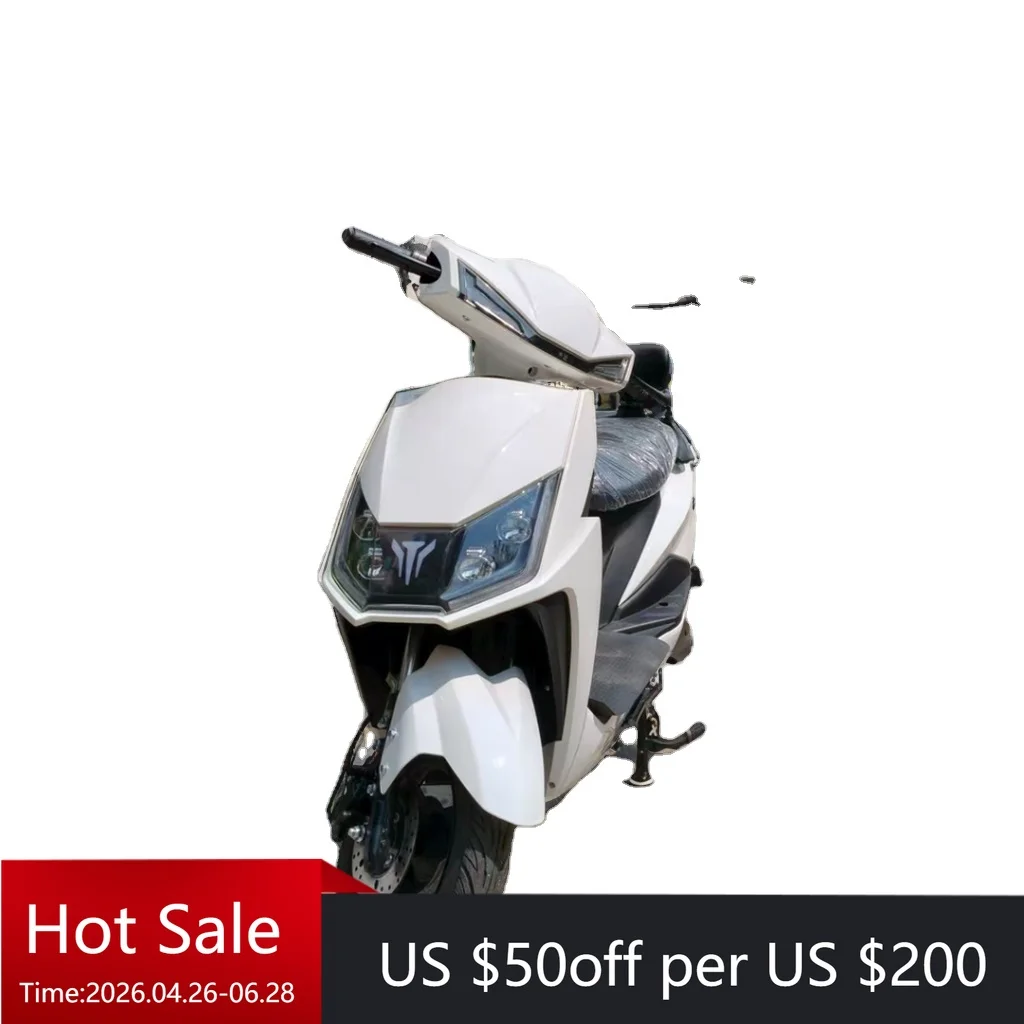 

Travel electric motorcycle 80km/h maximum speed 72V 800W motor 20Ah lithium battery USB charger