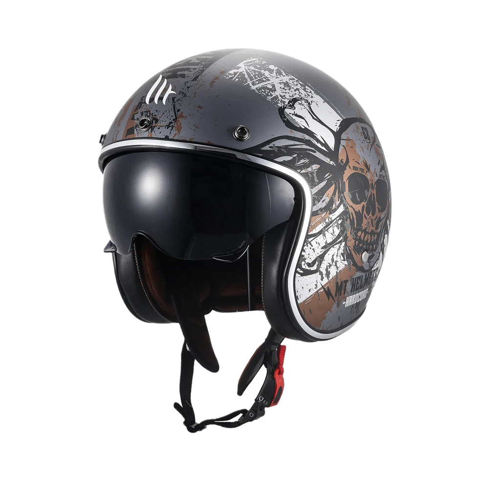 

MT LE MANS 2 SV Motorcycle Jet Helmets 3/4 Open Face Helmet Sunvisor Vintage Motorbike Electric Bike Scooter Riding Helmets