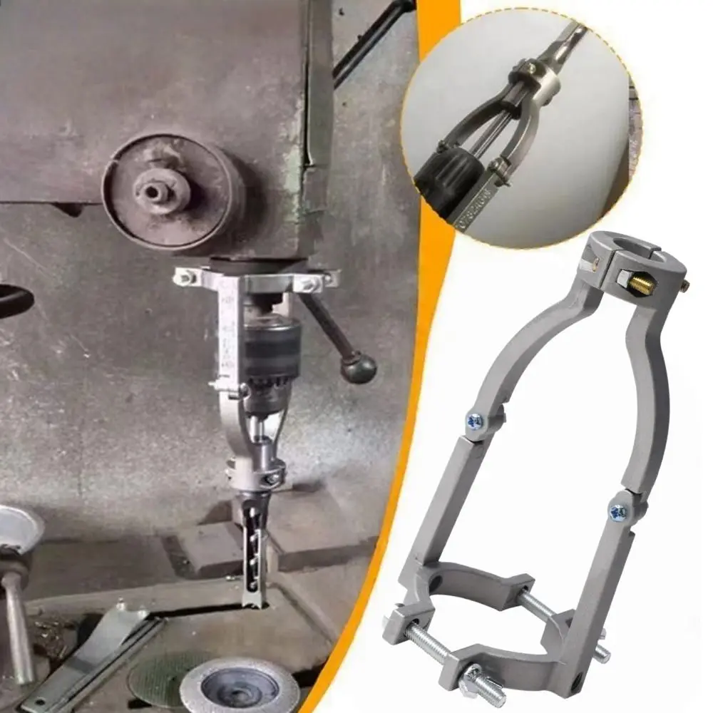 

Quick Installation Square Hole Drill Bit Adapter Sturdy Durable Woodworking Drill Tools Easy Disassembly Bench Drill Stand