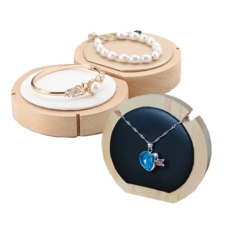 

Necklace Jewelry Display Stand Exquisite Pendant Storage Rack Window Counter Bracelet Charms Bangle Organizer Showcase Tray