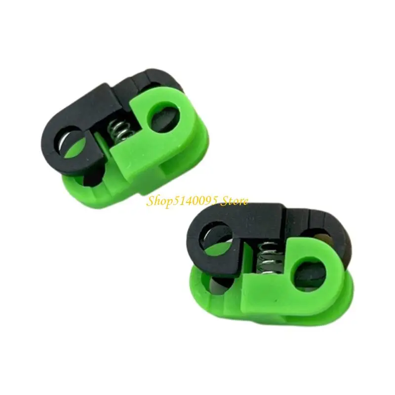 Dxee 10lotas alternar abrazaderas tope clap clap clap spring cable bloqueo sportswears sombrero para dobladillos ropa y puños