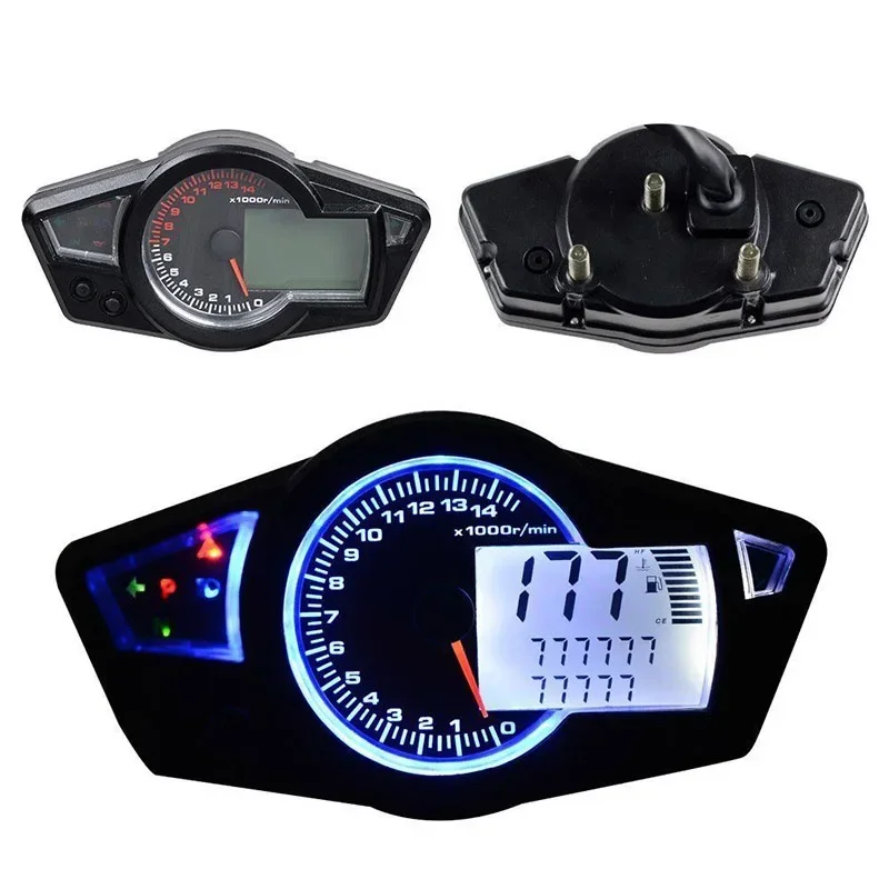 

Motorcycle modified LCD instrument 10/13/ 17/ 18/19/21 inch tire adjustable