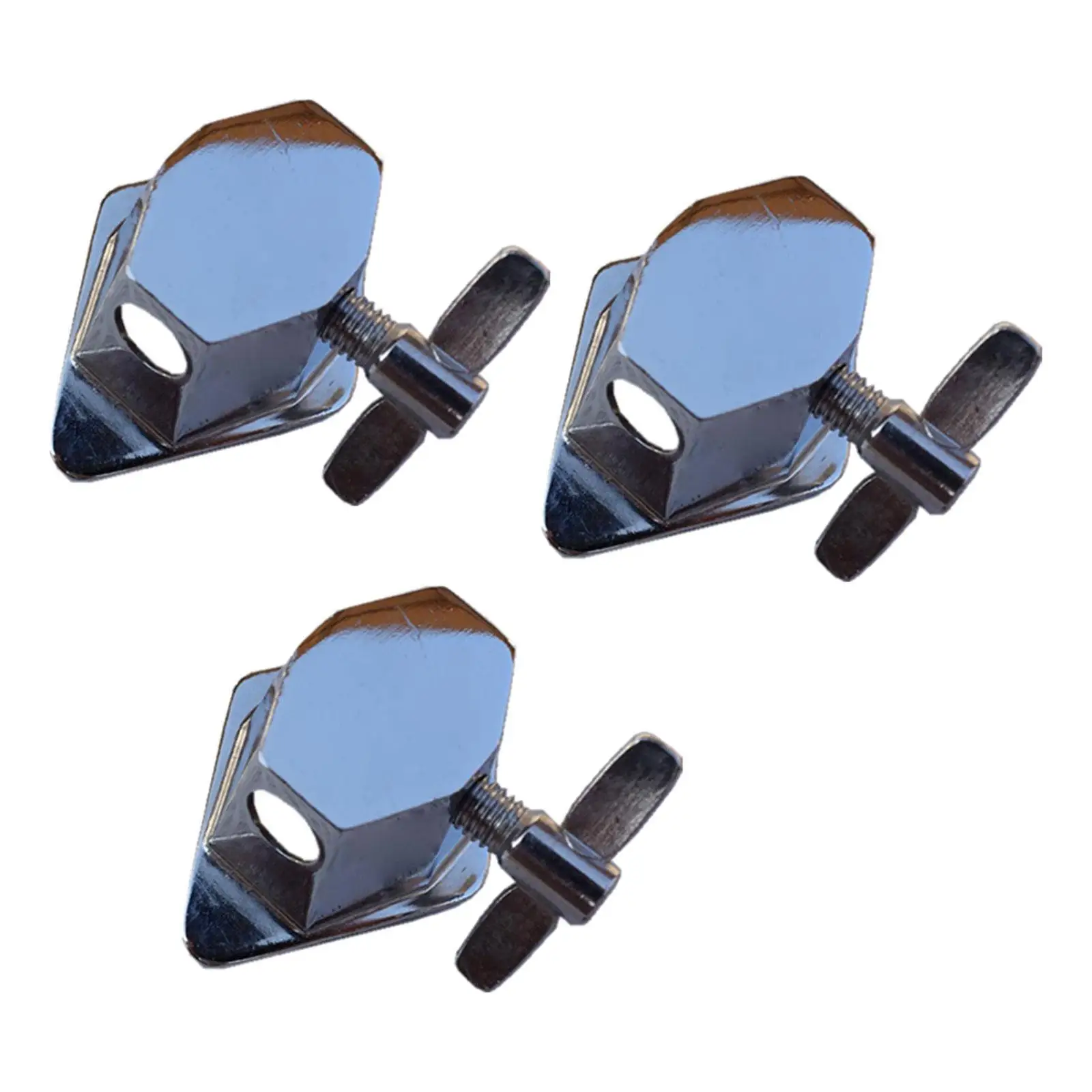 3 Pieces Floor Tom Drum Leg Bracket Mount Replacement for Tom Drum Set Parts