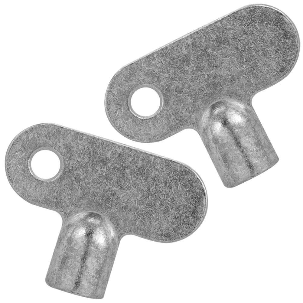 

2pcs Exhaust Valve Key Radiator Bleeding Air Keys Universal Vent Tools Metal Water Key Plumbing Tool 5x5 Square Design Fits