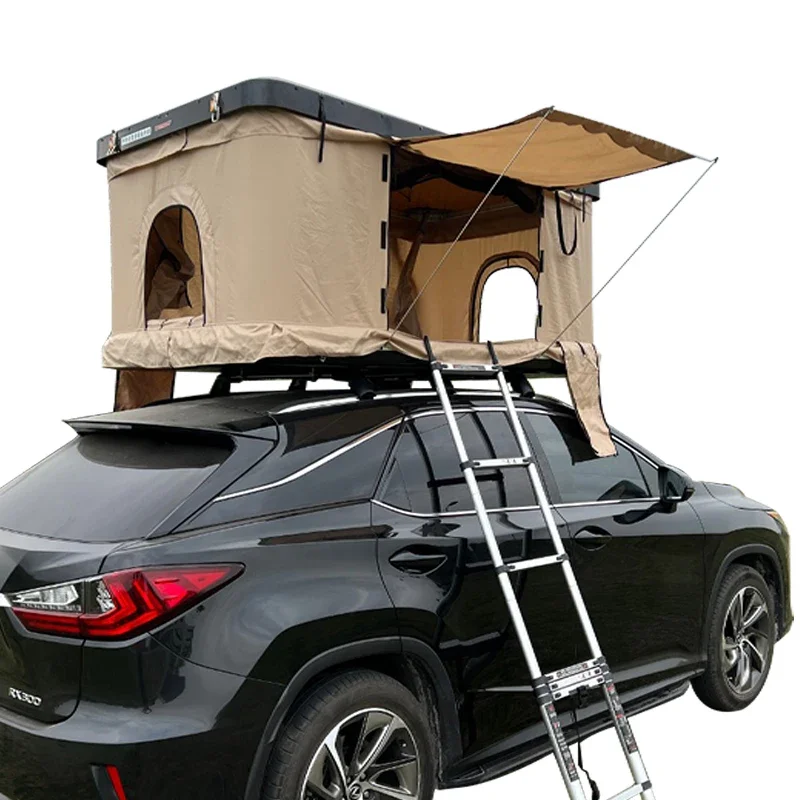 

Hard Shell Roof Top Tent Fiberglass Shell Car Rooftop 4x4 Camping Tent Box Gazebo