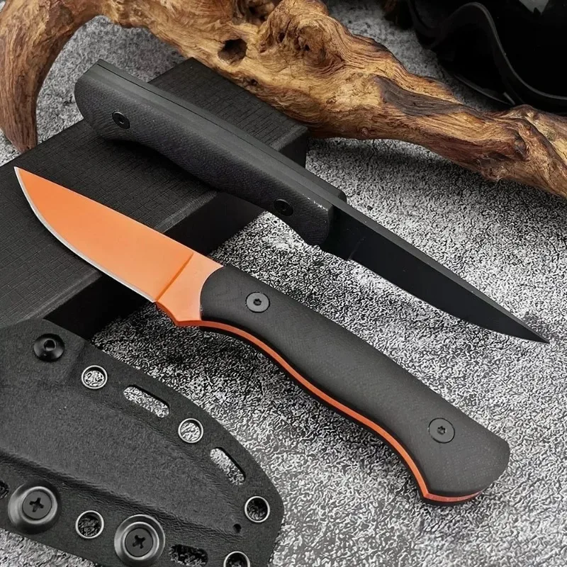 

Фиксированный прямой нож с ножнами 8Cr13Mov Blade G10, ручка, ножи edc, ежедневная домашняя резка, уличный тактический нож для бушкрафта