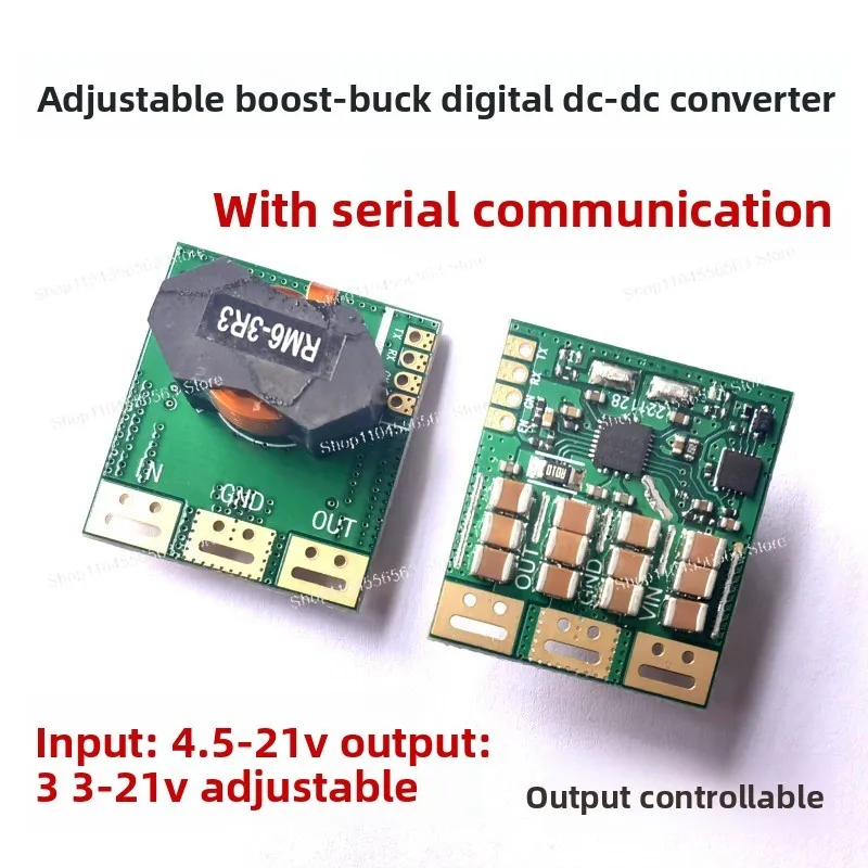DC-DC Buck-boost Module Input 4.5-21 V Output 3-21v Lithium Battery Regulator 3A Limit Viewership Of