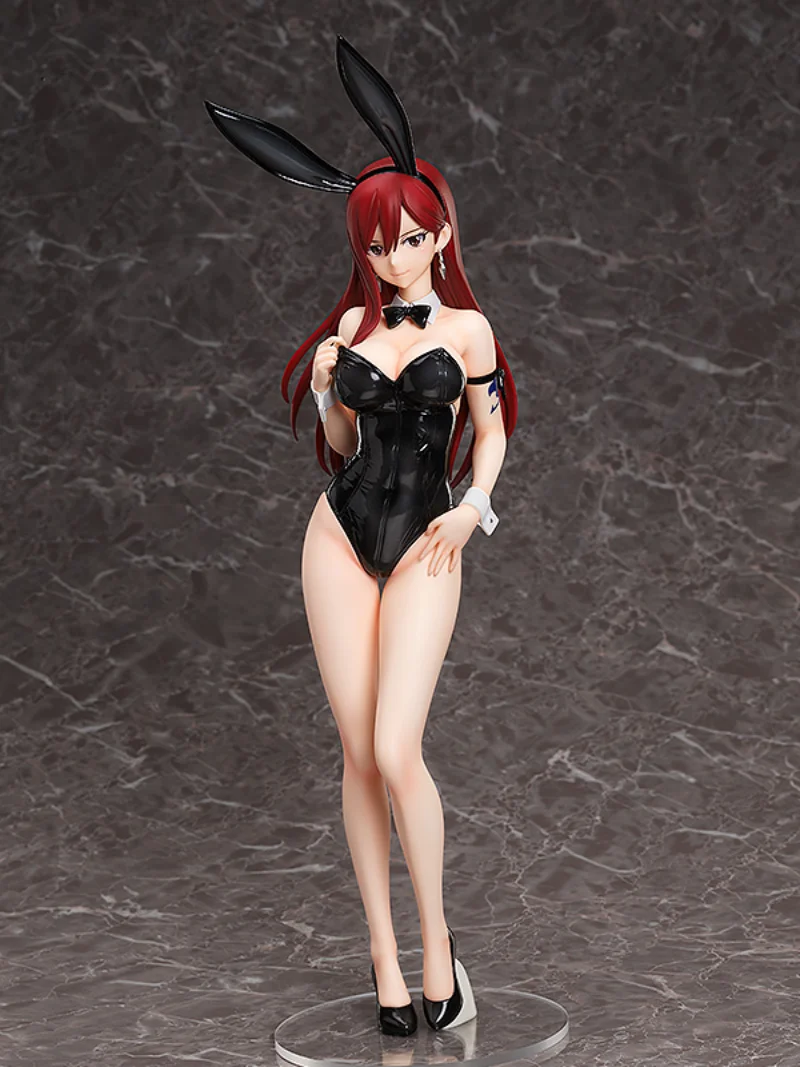 FREEing Original:Fairy Tail Erza Scarlet Bunny Girl 48cm PVC Action Figure Anime Figure Model Toys Figure Collection Doll Gift