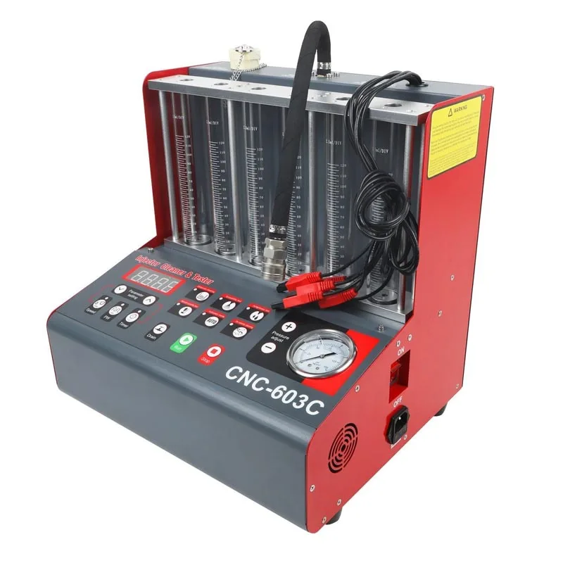 CNC-603C Fuel Injector Cleaner & Tester Multifunctional Machine For Auto Parts Supplier Injector Deep Cleaning Diagnostic