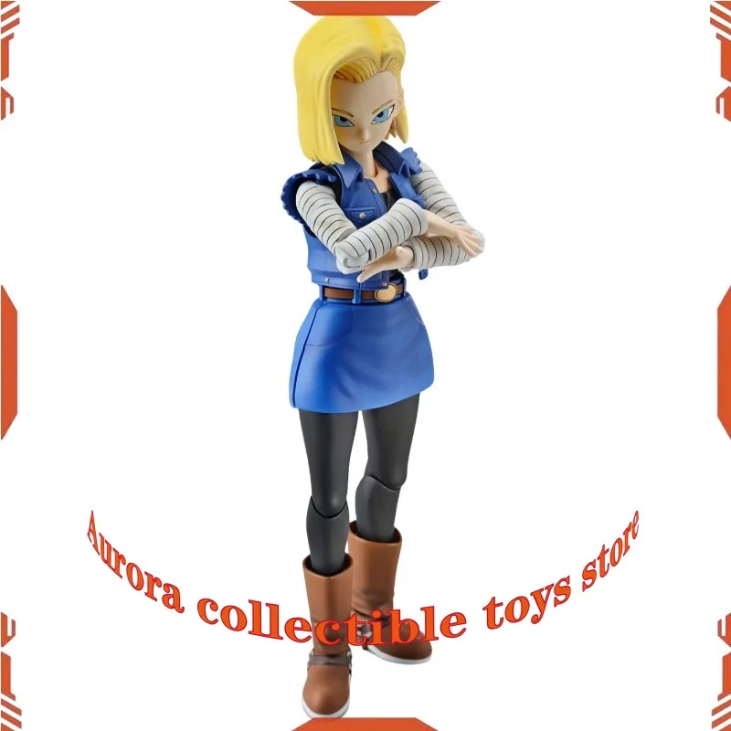 

In stock Bandai Genuine Figure-rise Standard Cyborg 18 Anime Action Figure Assembly Model Toys Gifts