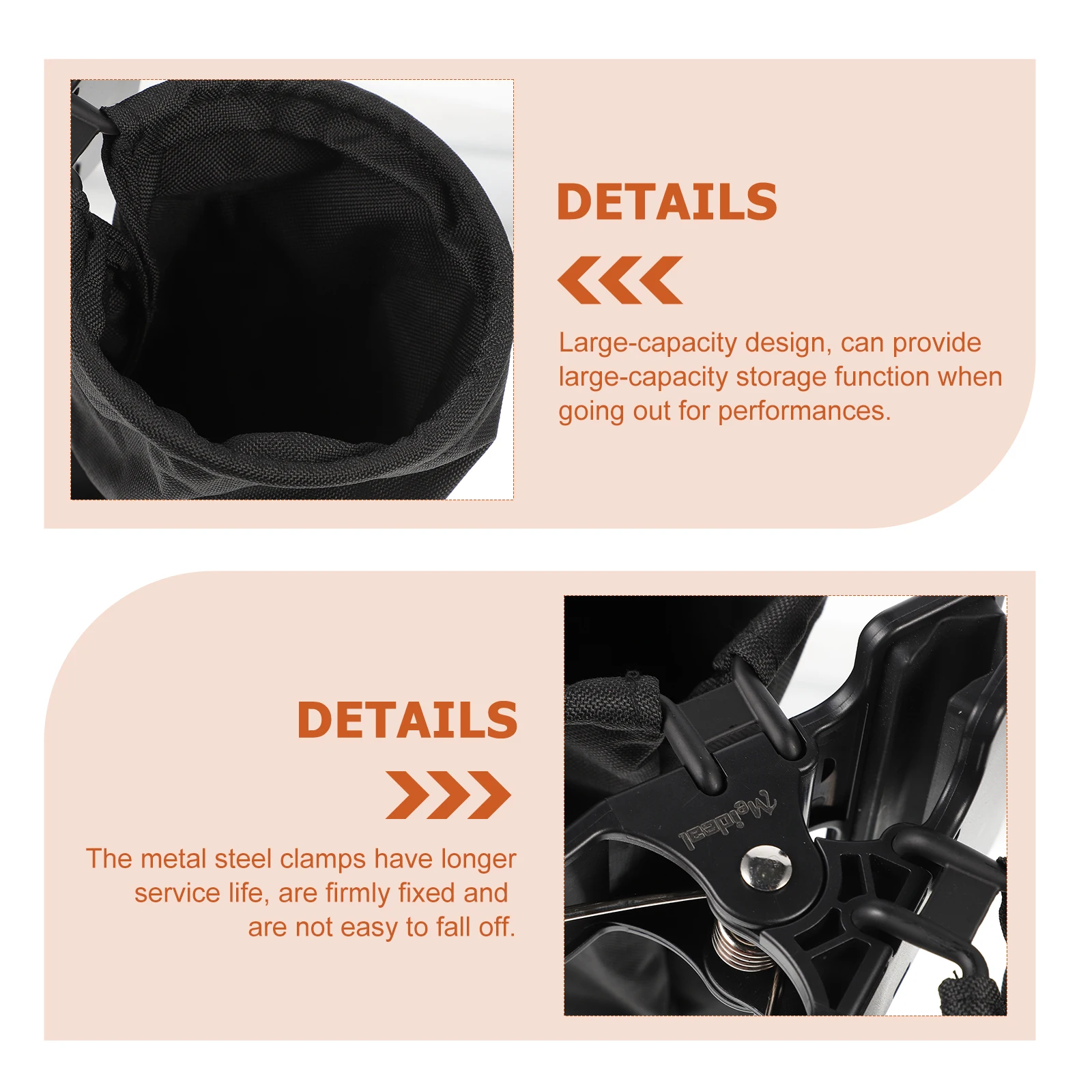 

1Set Durable Drumstick Organizer Barrel Thickened Drumstick Storage Holder Practical Drum Kit Accessory Multipurpose Barrel