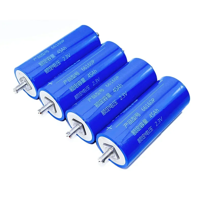 6PCS 100% original 2.3V 45Ah 48V lto66160 lithium titanate battery low temperature resistant 10c discharge DIY yinlong aste bat