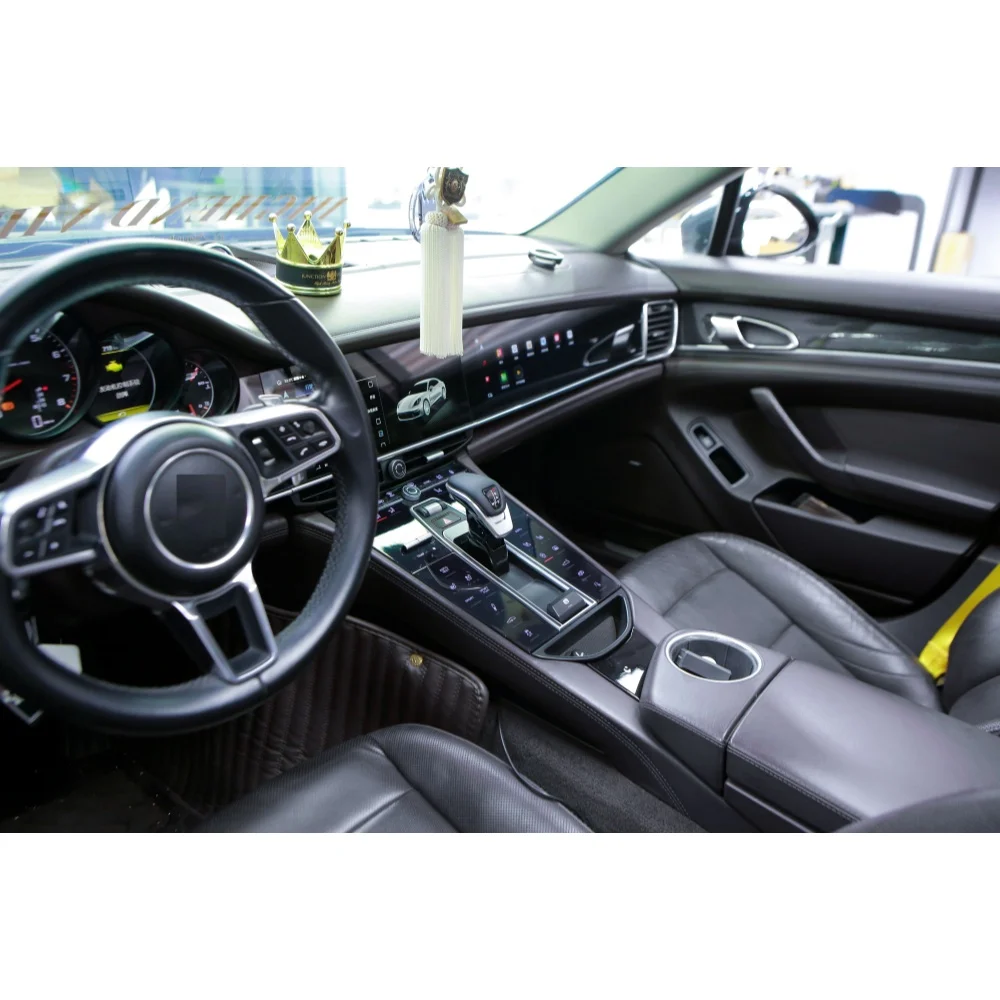 For Porsche Panamera 970 2010 - 2016 gear lever Gear Shifter Knob Updated to new version style gear position display gear knob