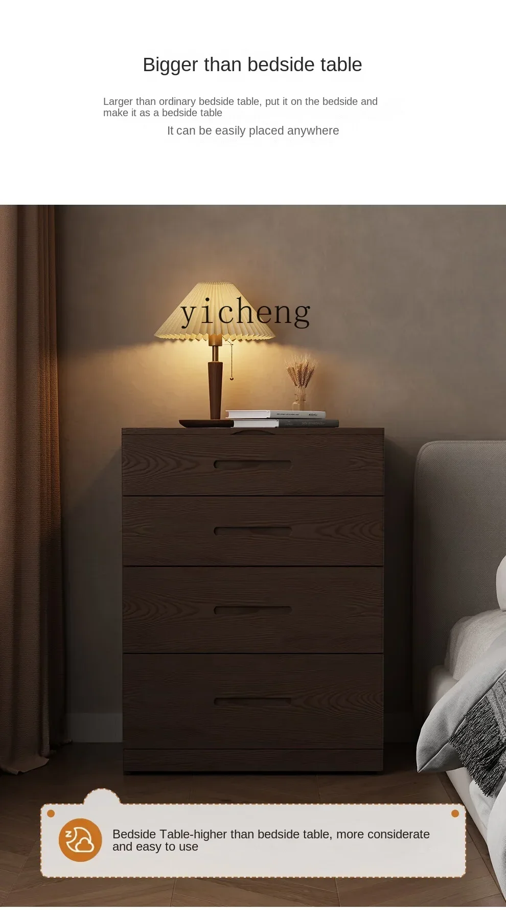 b18 Solid Wood Dressing Table Bedroom Modern Simple Small Apartment Flip Mini Dresser Table Storage Cabinet Integrated
