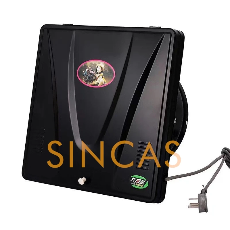 

Откидная крышка, вытяжка с регулируемой скоростью, сверхтихая оконная вытяжка для кухни, 10-дюймовая высокоскоростная вентиляция