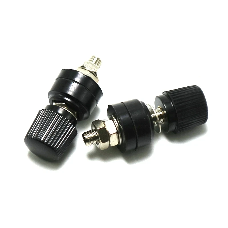 2PCS 333/555 Wire Binding Post Thread Screw Dia 6/8mm Lithium Battery Weld Inverter Clamp Power Supply Connect Terminal Splice