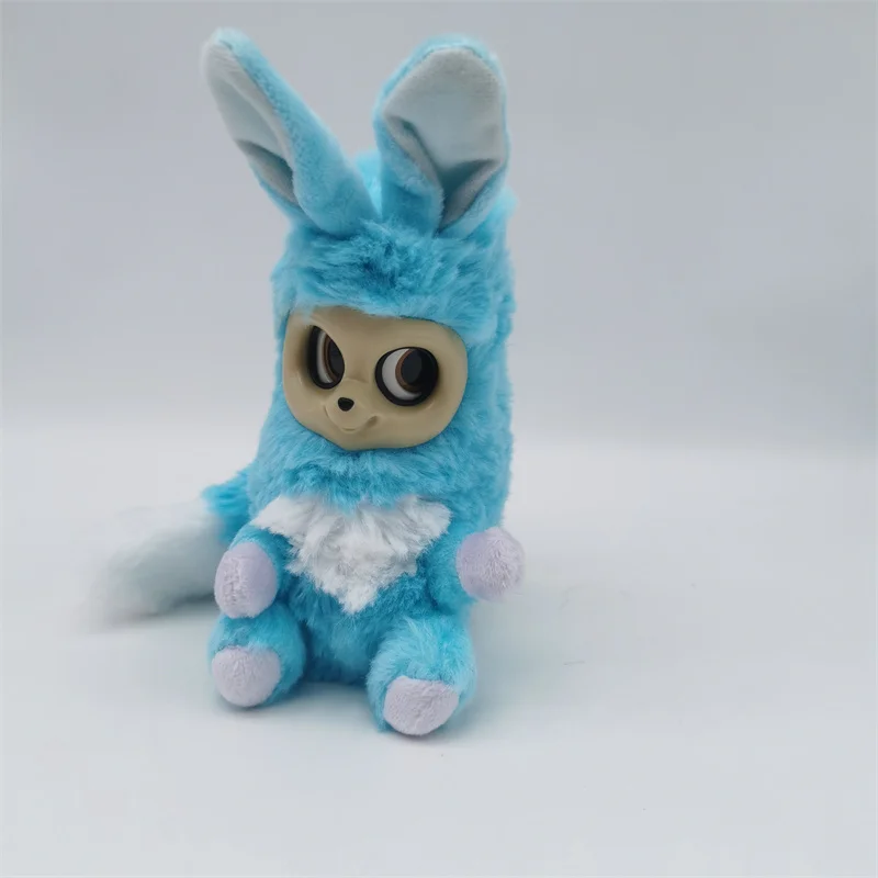 

Cute fingers rolling eyes, rabbit parent-child interactive play, plush toy doll, giving children holiday gifts