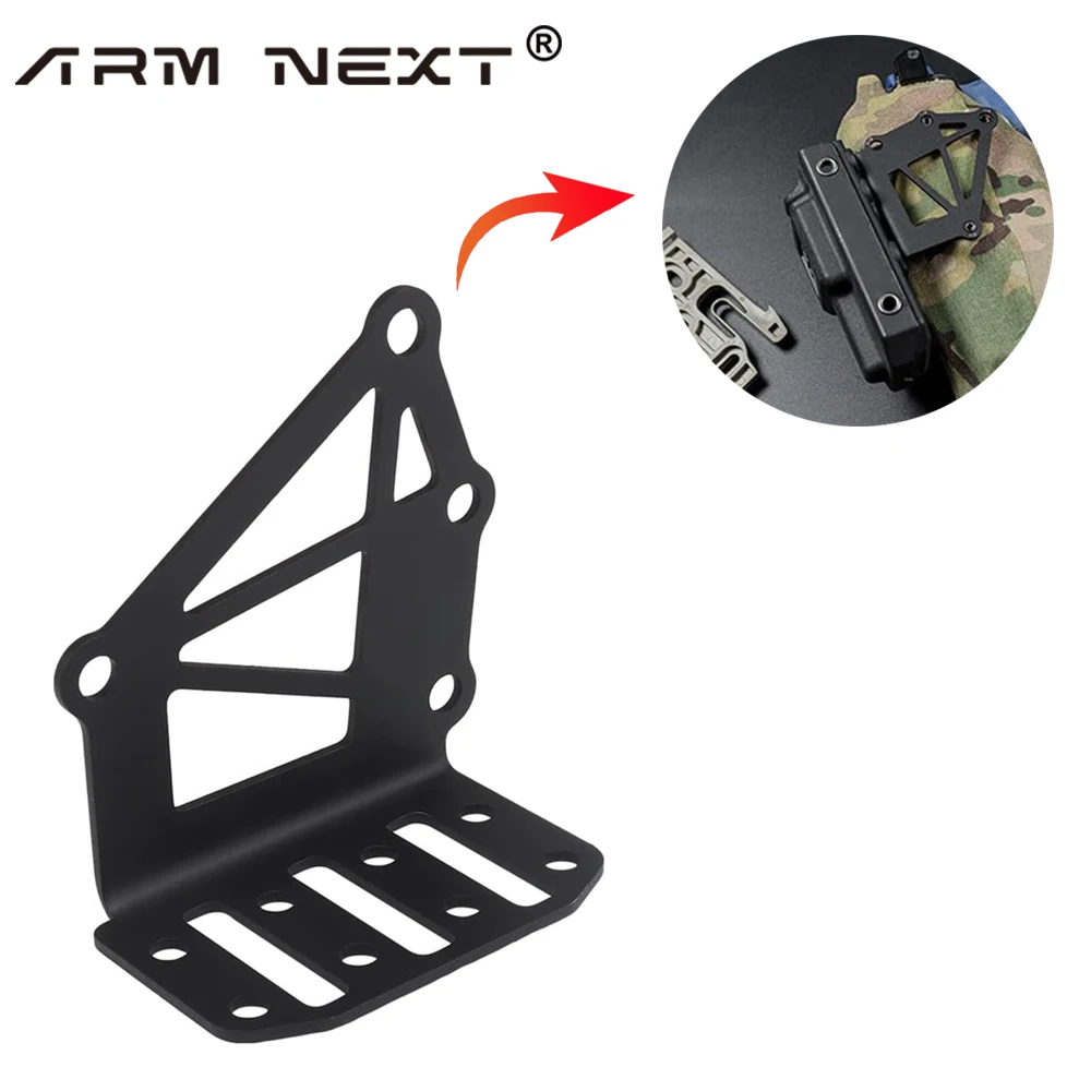 Tactical Holster Negative Cant Plate Equipment Mount Airsoft Handgun Case NCPE Extension Tourniquet Front Mounting Platform