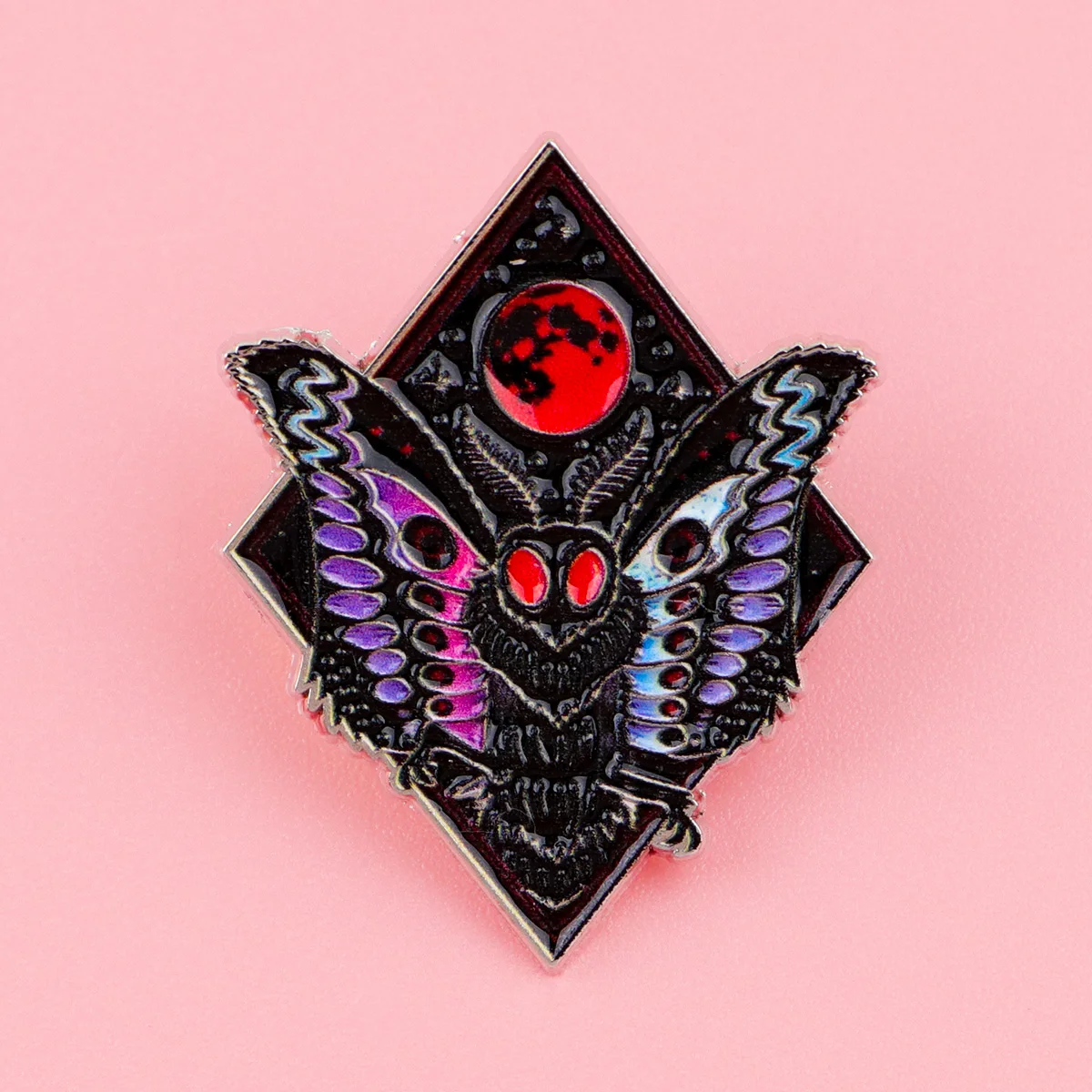 Mothman "Emotional Support Cryptid" Enamel Pins Gothic Moth Brooch for Jackets & Gifts Punk Jewelry Clothing Decoration - view 5