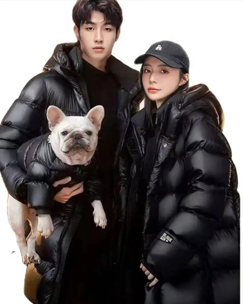 UMI MAO ライト高級ホワイトグースダウンジャケット自己発熱ブラックゴールド女性のロングスタイルカップルハイエンド肥厚ファッションコート