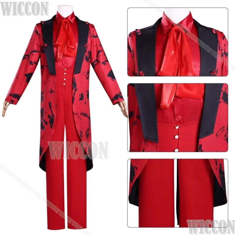 Vestido rojo de la temporada de Wedn Oscar Isaac, disfraz de Cosplay para hombre, ropa deportiva, impresión Digital sublimada, fiesta de juegos de rol personalizada para Halloween ‌