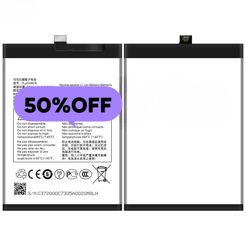 TLP049C8 for Alcatel TCL 40 SE Mobile Phone Battery High Quality High Capacity  Replacement Bateria Grade A Cell with Tools