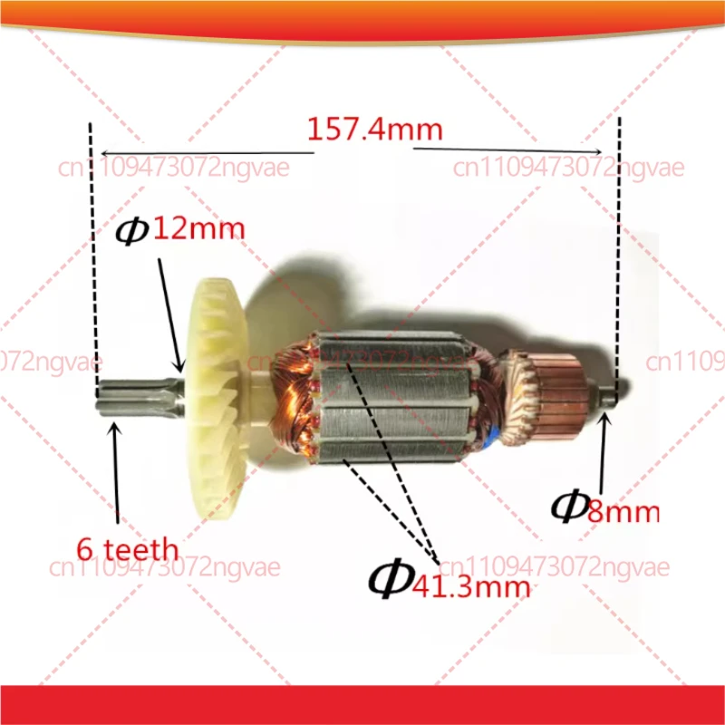 

Ротор с 6 зубьями AC 220V C213944E для HITACHI HIKOKI DH38SS DH38MS