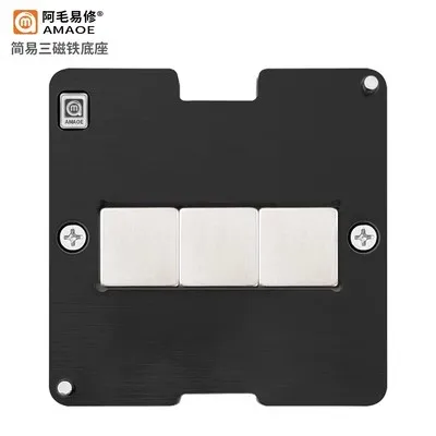 PD-A Amaoe Universal BGA Reballing Stencil Magnetic Base For Phone Motherboard Middle Frame CPU IC Chip Planting Tin Fixture