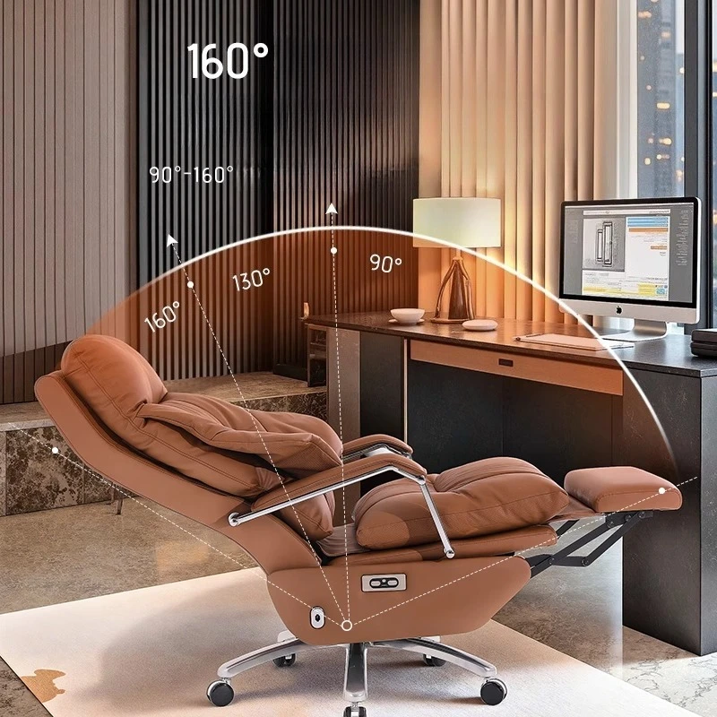 Aesthetics Massage Chair Swivel Lift Comfortable Office Nordic Design Rotating Chair Footrest Ergonomic Bureau Meuble Furniture