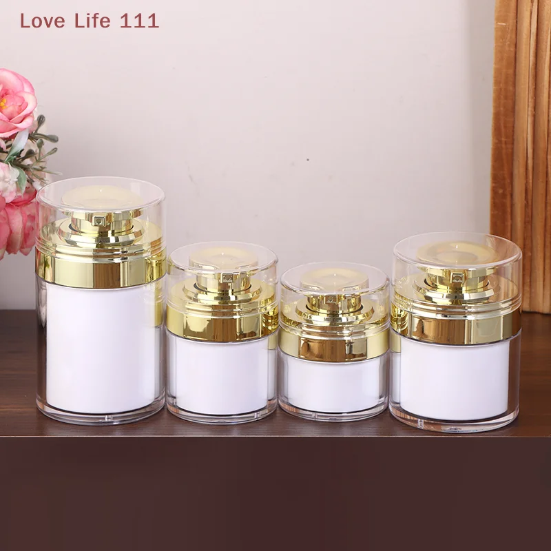 

NewRefillable Vacuum Bottle Travel Cream And Lotion Cosmetic Container With Pump Moisturizer Jar Empty Cream Subpackage Toiletry