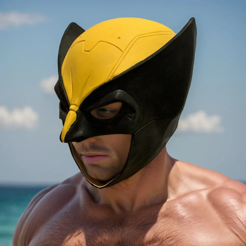 Wolverine Mask Movie Cosplay Prop Halloween Costume High Quality Latex Headgear Carnival Costume Party Supplies Helmet