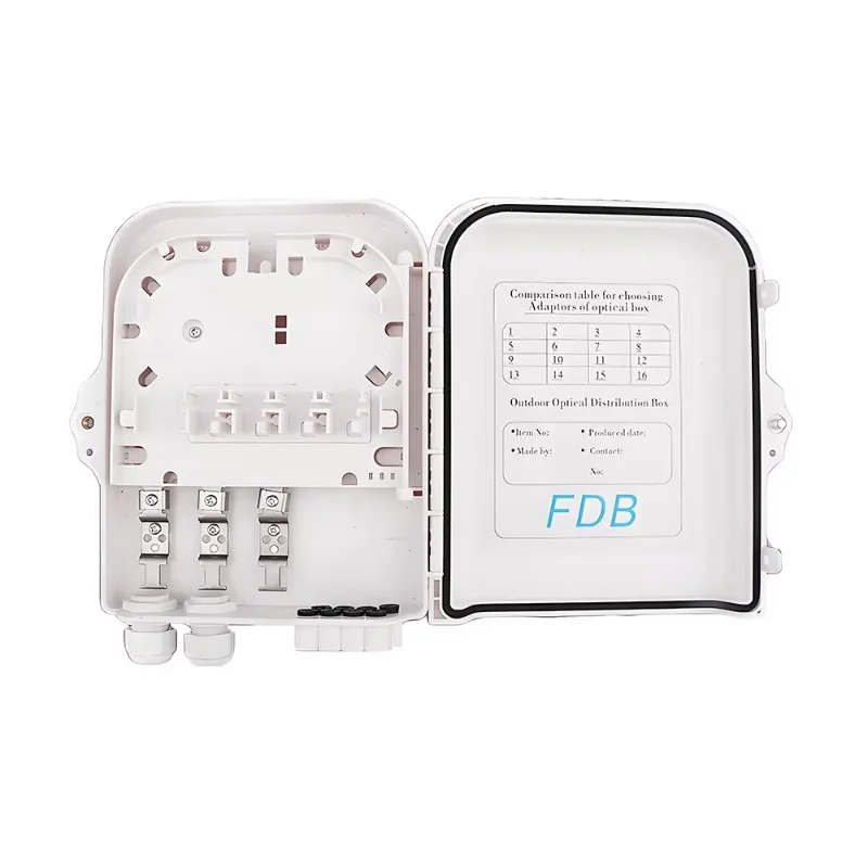 8-Core Fiber Optic Distribution Box FTTH Terminal Data Center Information Box Drop Cable Model FO-FDB-8-2JL Protection