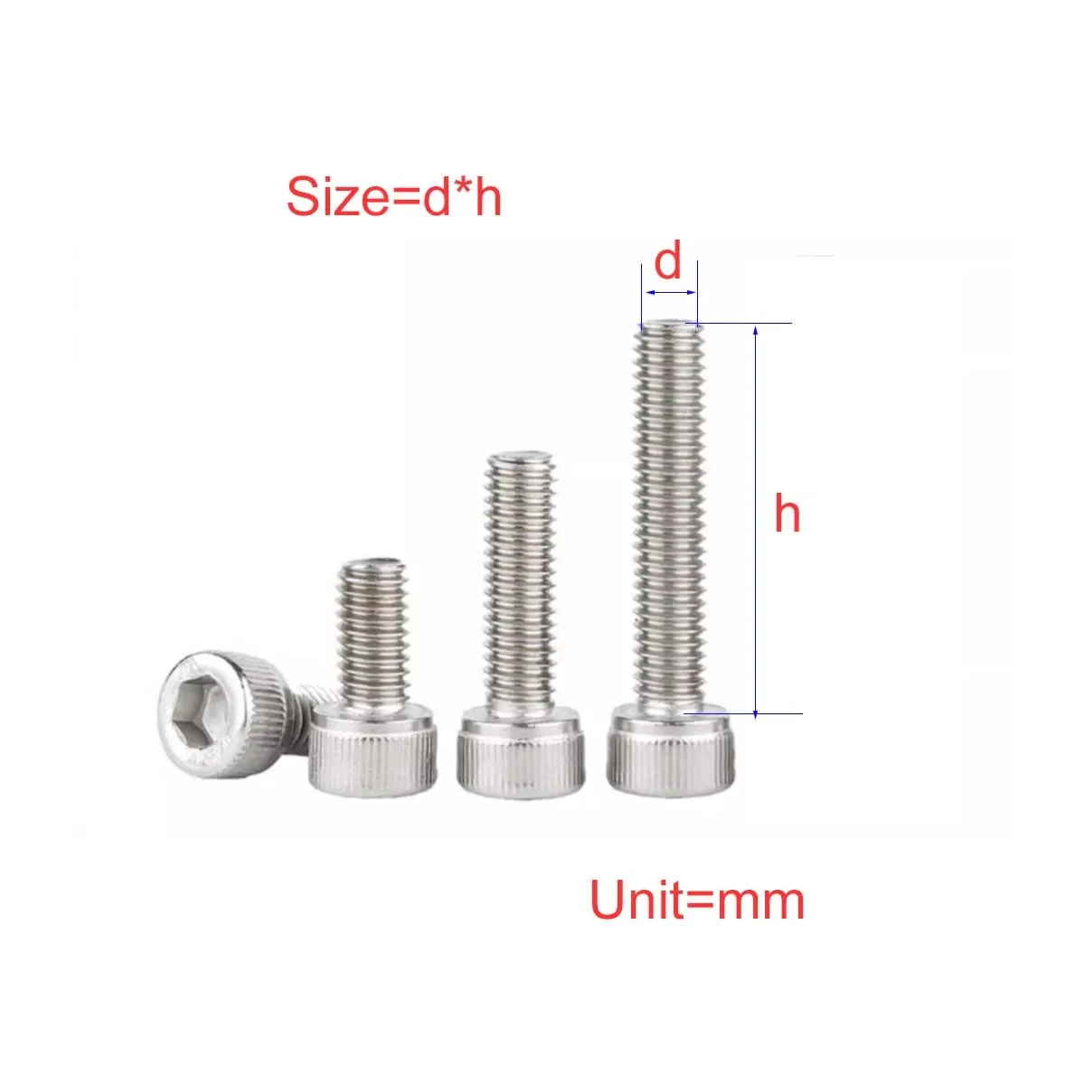 

304 Stainless Steel Internal Hexagonal Screw/Anti Buckle Cup Head Anti Tooth Bolt M3M4M5M6M8