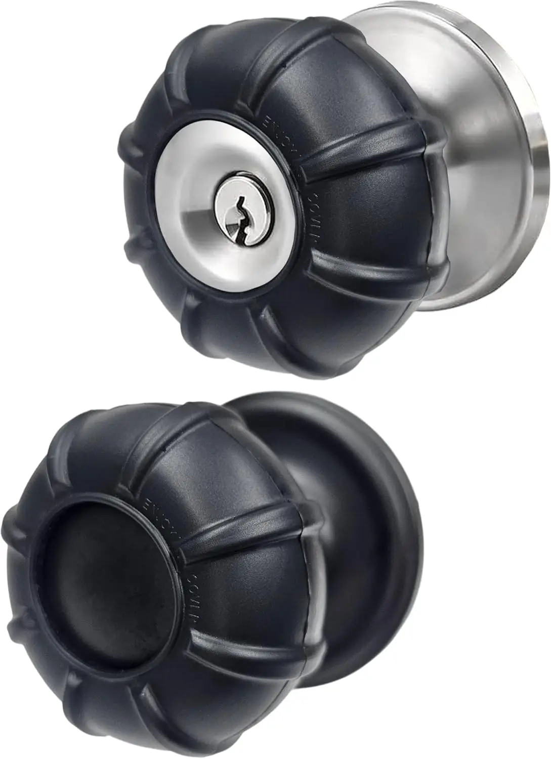 

2 Pack Ergonomic Door Knob Covers with Non-Slip Silicone Grip for Seniors and Arthritis, Universal Fit for Standard Round Knobs