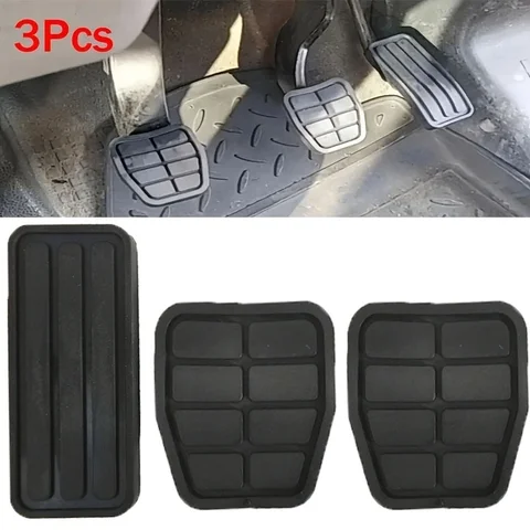 3 шт. для Vw Transporter T4 Golf Jetta для Audi Coupe для Seat Alhambra, накладка на педаль, резиновый комплект, сцепление, тормоз и ускоритель