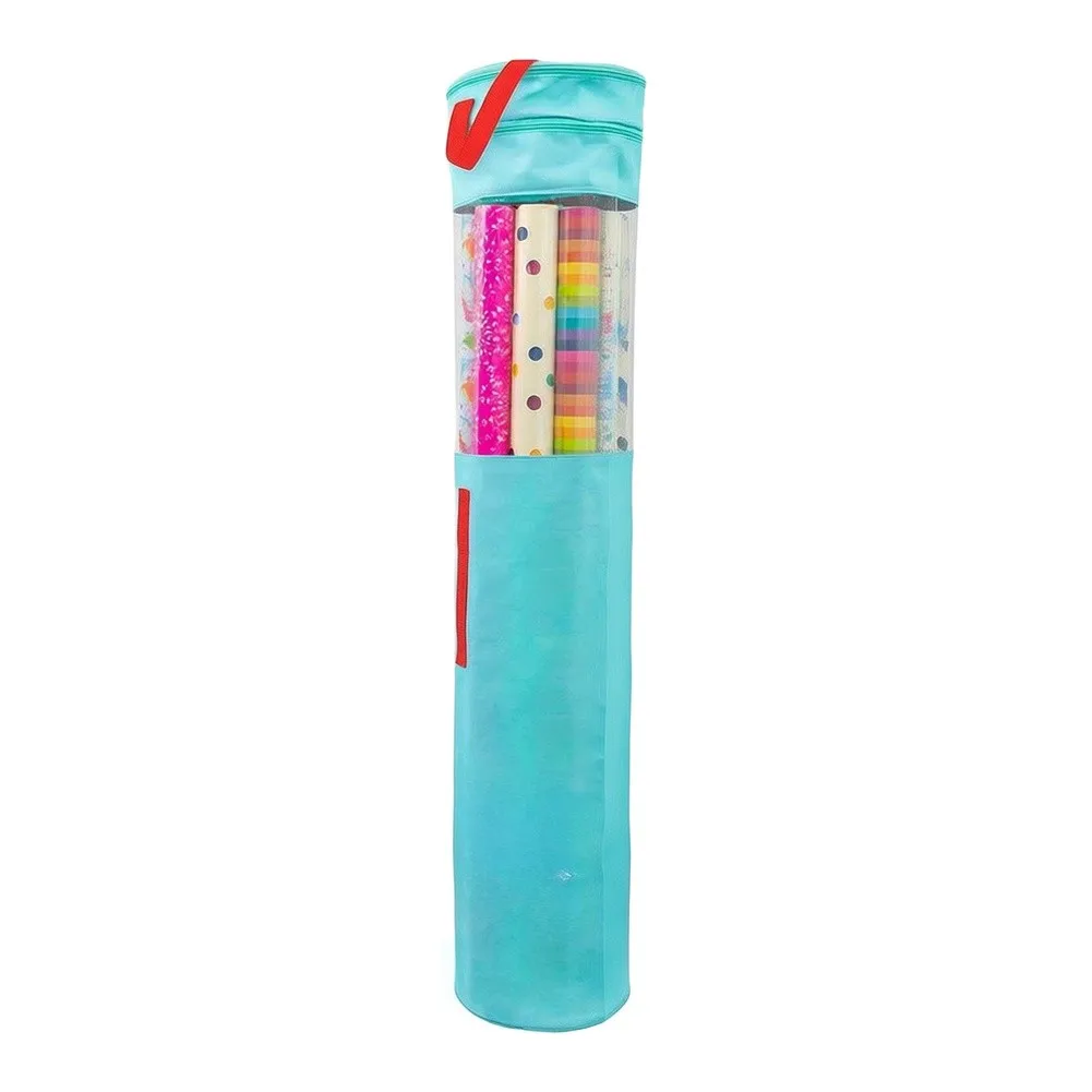 33x33x33cm Ornament Storage Box Holds 64 Decorations with Individual Compartments and Labeling Tag Compartment