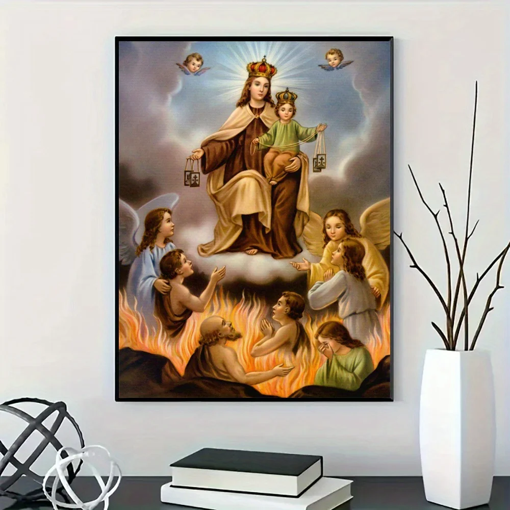 

500/1000/1200/2000PCS Puzzles for Adults the Virgin Mary Jigsaw Bedroom Living Room Modern Home Decoration Gift