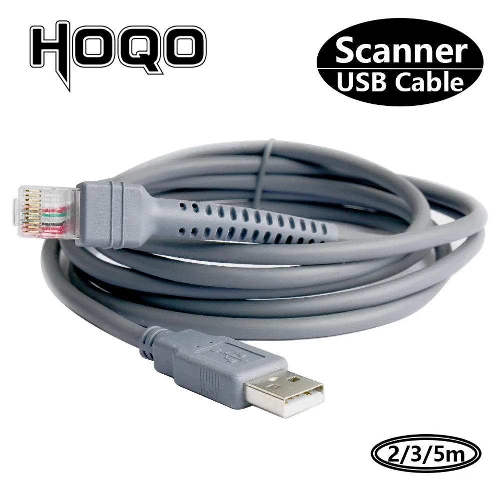 2M Symbol Barcode Scanner USB Cable LS1203 LS2208 LS4208 LS3008 U01-S07ZAR Replacement for Zebra Ds2278  wholesale