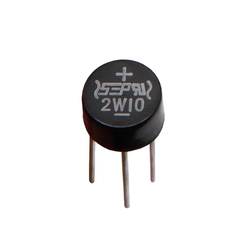 Bridge stack round 2W10 2W08 2W06 2W04 Single-phase 800V 1000V 2A bridge rectifier 20PCS