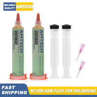 100% Original AMTECH NC-223-ASM BGA PCB No-Clean Solder Paste Welding Advanced Oil Flux Grease 10cc Soldering Repair Tools