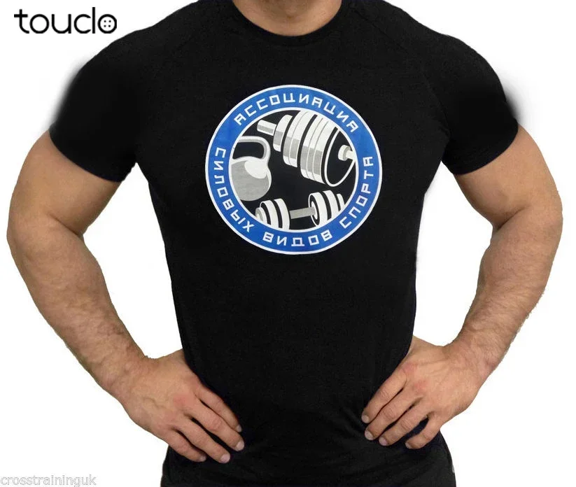 Cool T-Shirts Designs Best Selling Men Klokov Winner Association Strength Sporter T-Shirt Weightlifting Fitness T-Shirt