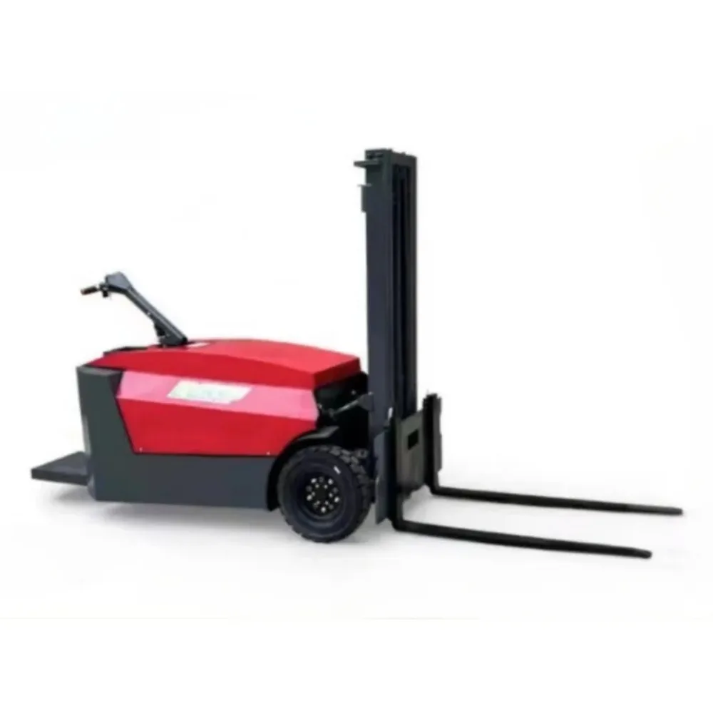 Standing-driven legless electric small forklift for hydraulic lifting stacker for warehouse transportation