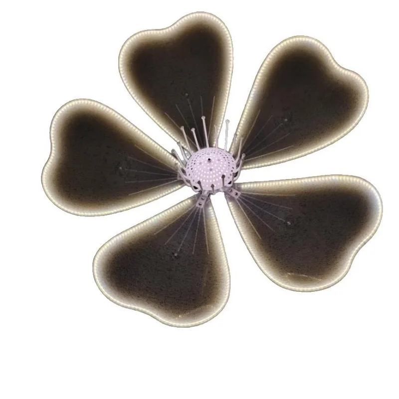 LED luminous dynamic peony flower lamp outdoor lawn garden modeling lamp