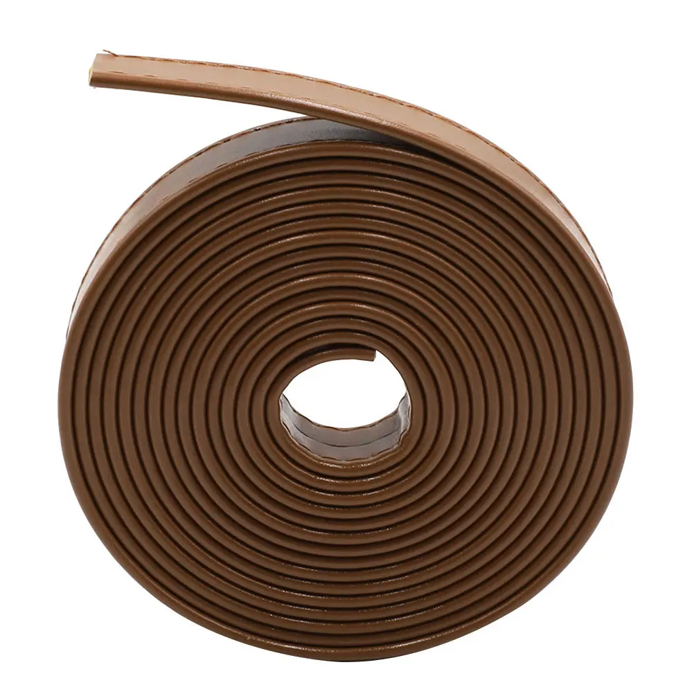 

1 Roll 3 Meters Pu Strip Diy Bag Accessories Double-Side Hemming Strap For Craft Sewing Material Light Brown Handicraft