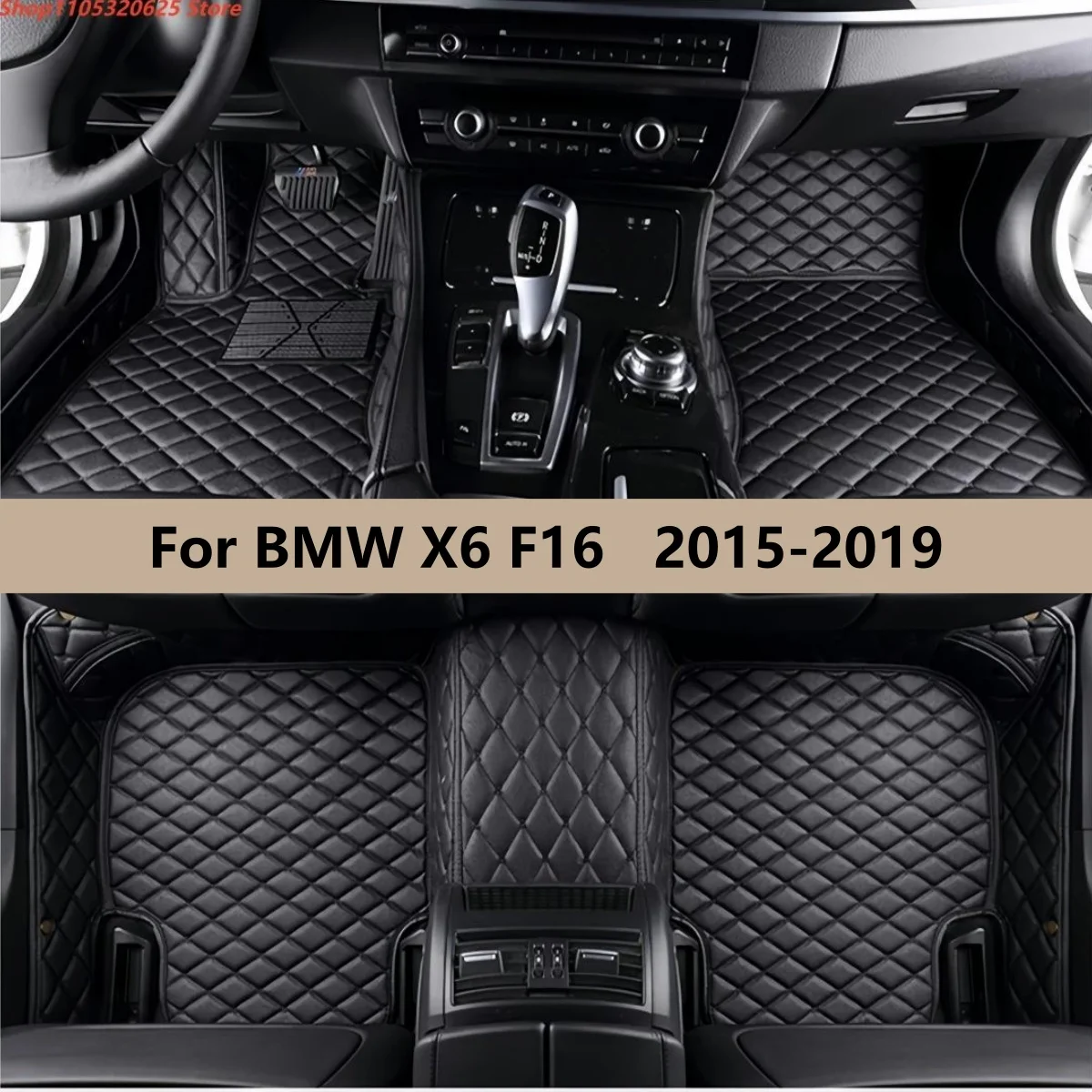 

Car Floor Mats For BMW X6 F16 2015 2016 2017 2018 2019 Auto Front & Rear Row Full Set Carpet Pads Foot Matts Rugs