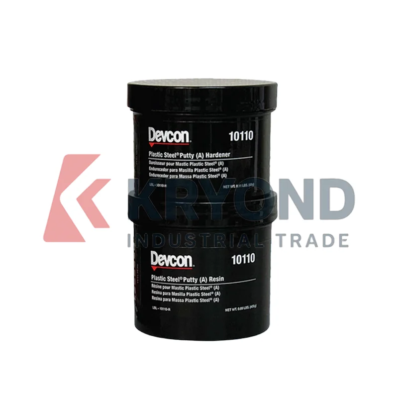 Devcon 10110 454g Steel Epoxy Putty Machinable Metal Sealant Heavy Duty Compound for Industrial Machinery and Equipment Use