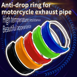 High Quality Motorcycle Accessories 100-155mm Universal Round Exhaust Protector Exhaust Pipe Fixing Rings