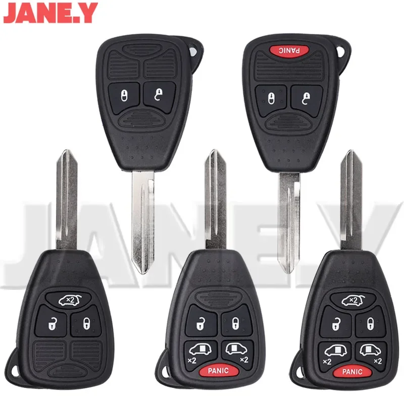 Replacement Remote Car Key Shell Vehicles That For Jeep Grand Cherokee Chrysler For Dodge Dakota Durango Charger 2/3/5/6 Buttons