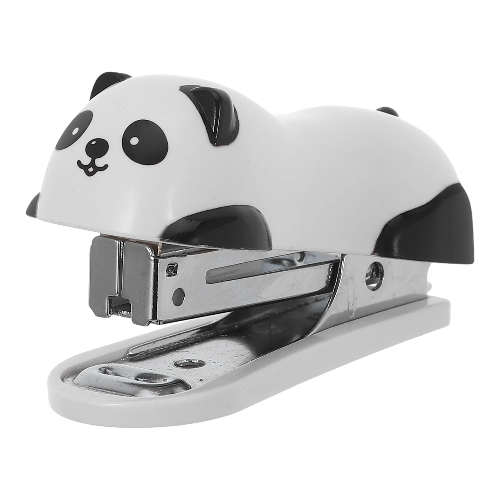 

Mini Panda Desktop Stapler Lightweight Compact Hand Stapler Office Home School Stationery Portable Panda Design